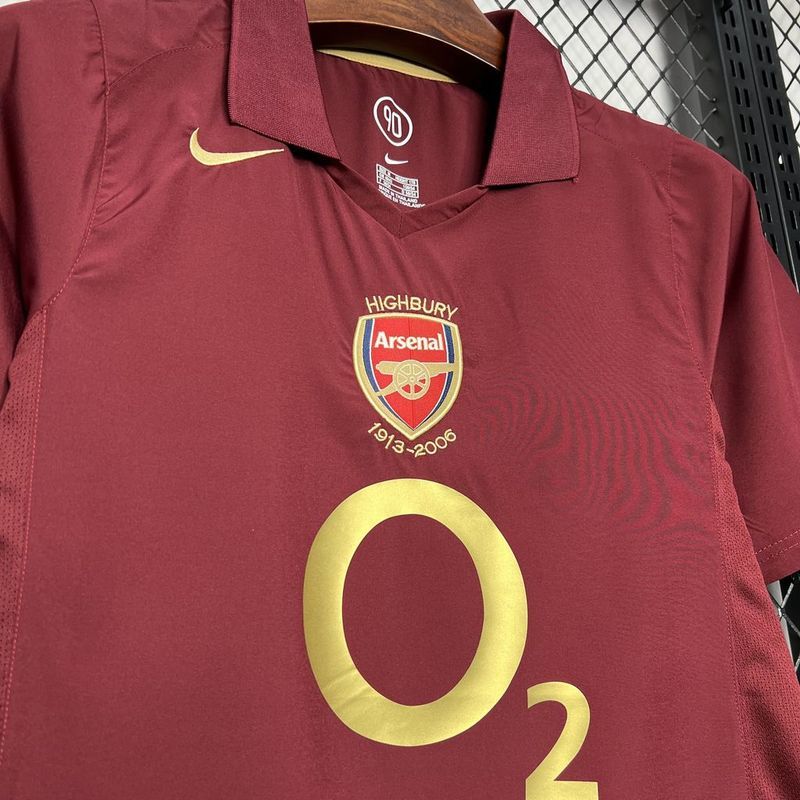 ARSENAL 05/06 HOME JERSEY - STADIUM VERSION 8